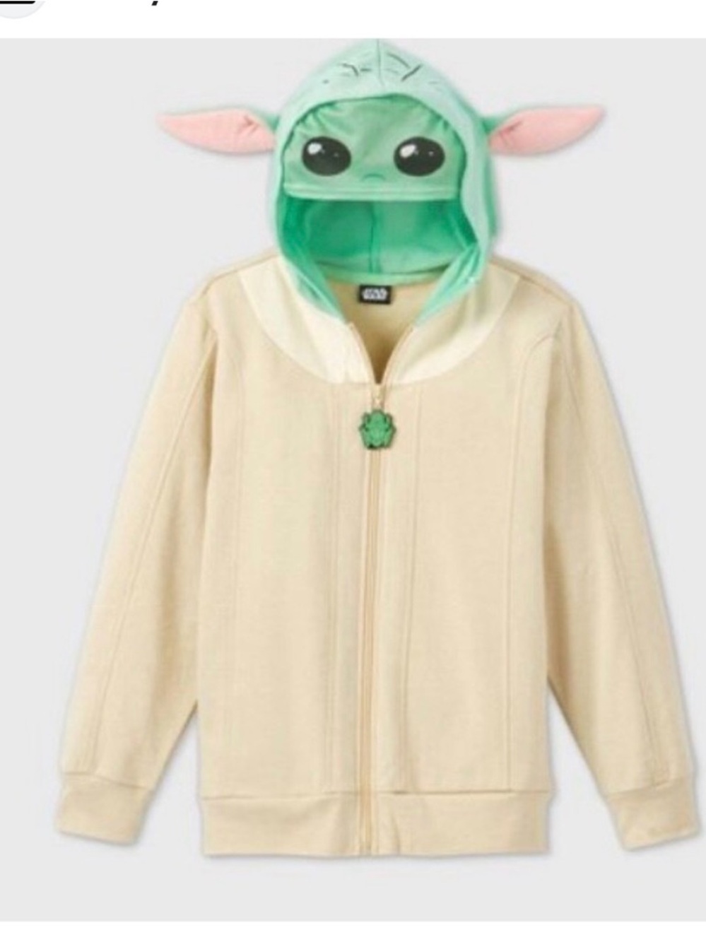 Disney Star Wars Baby Yoda Hoodie Size Small